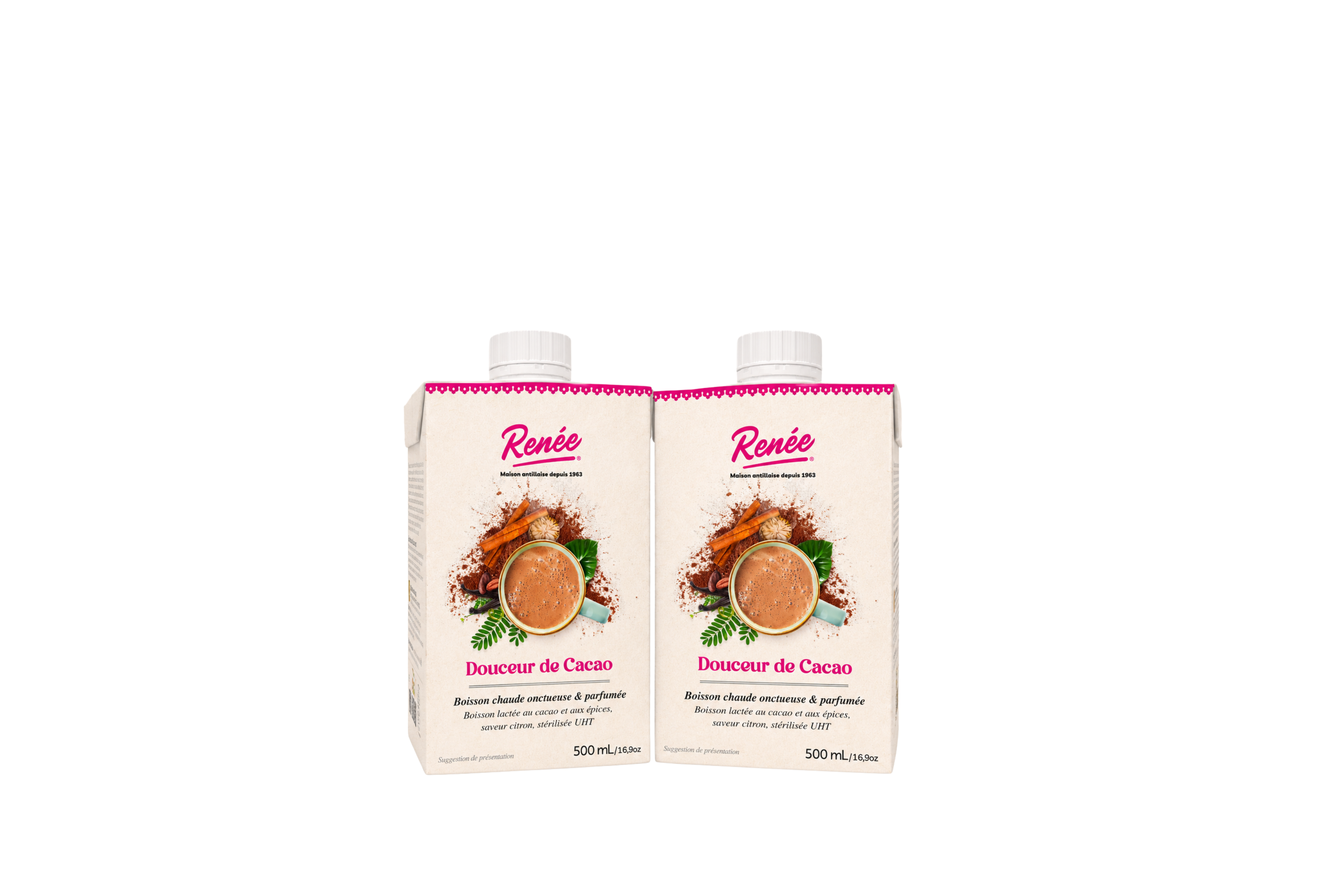 Pack Découverte – 2 × 50cL Douceur de Cacao Renée