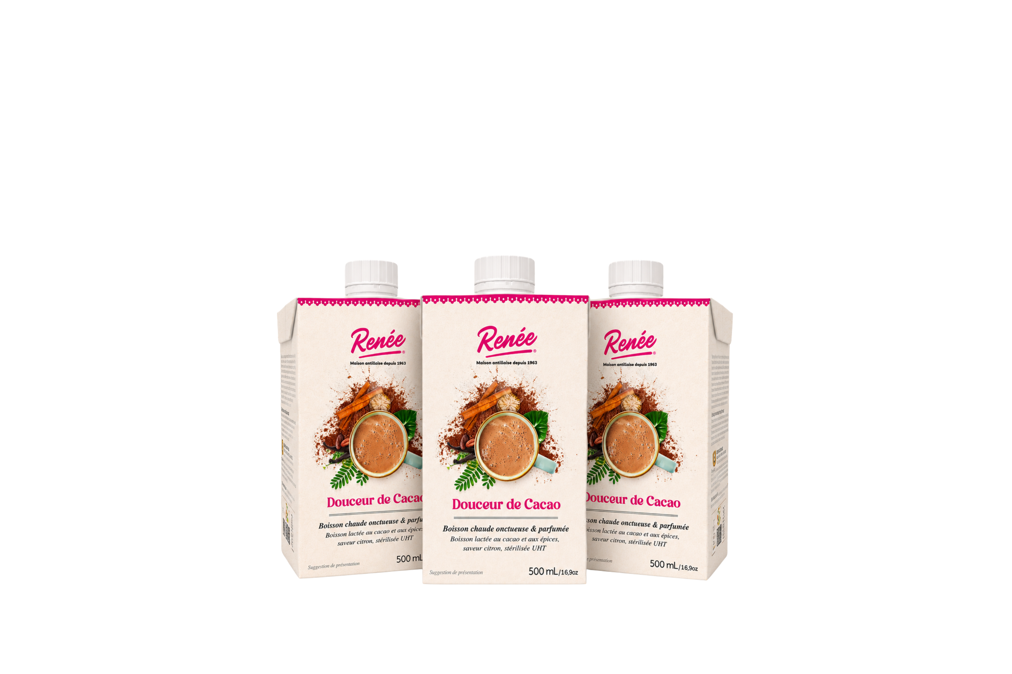 Pack Nomade – 3 x 50cL Douceur de Cacao Renée