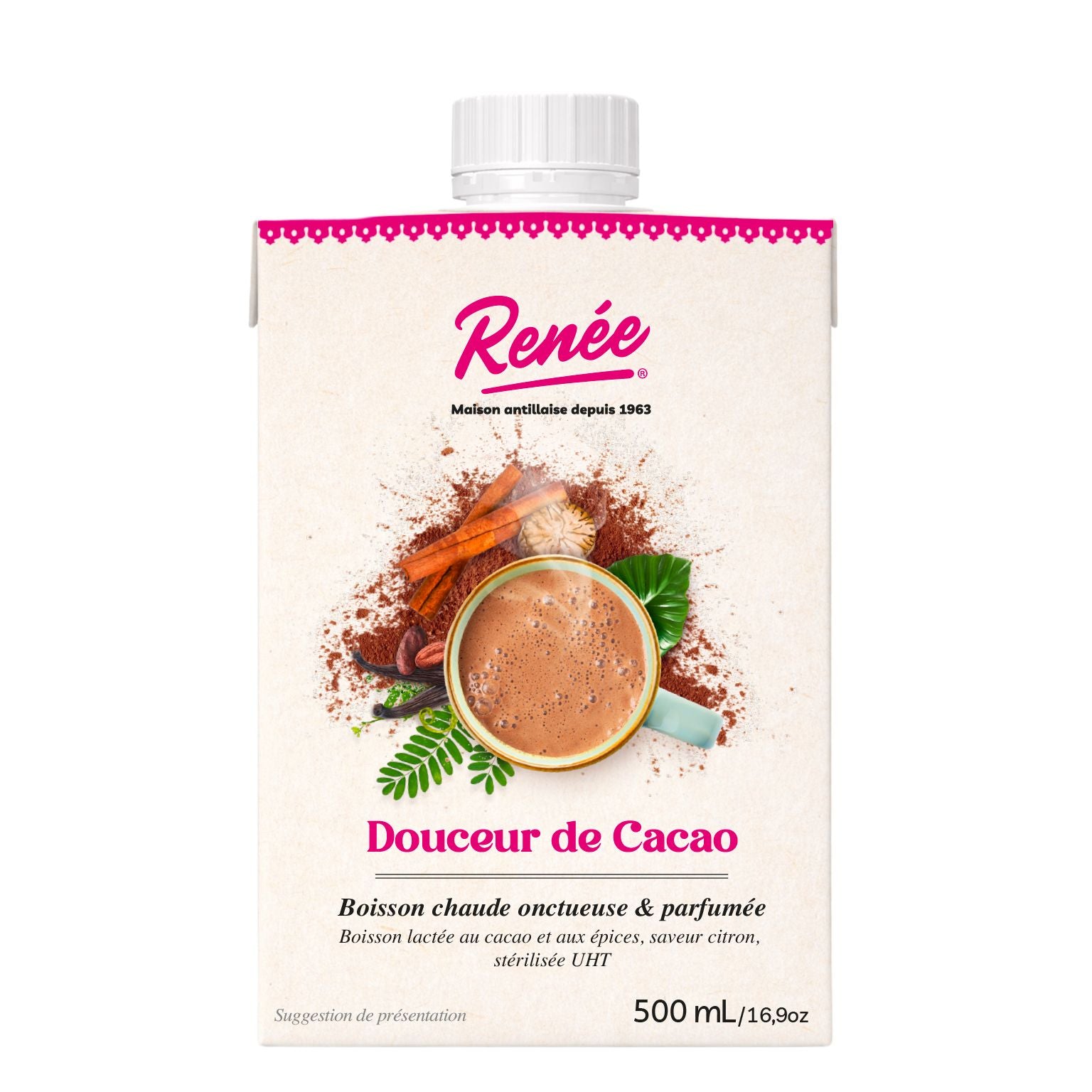 Brique Chocolat Renée 50cL - Douceur Cacao